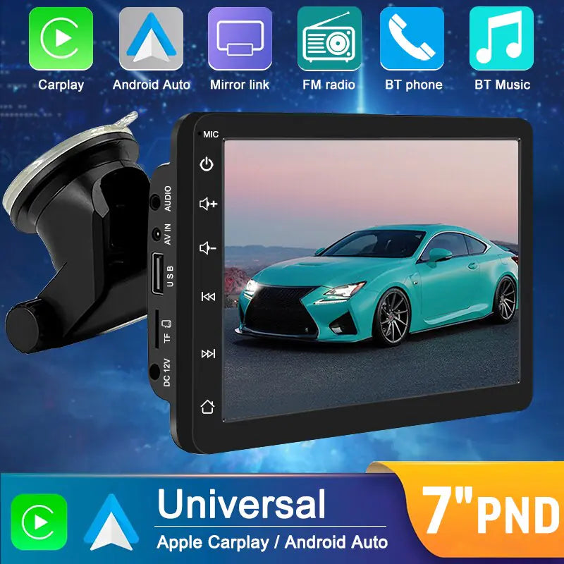 7 Inch Touch Screen Car Multimedia Player