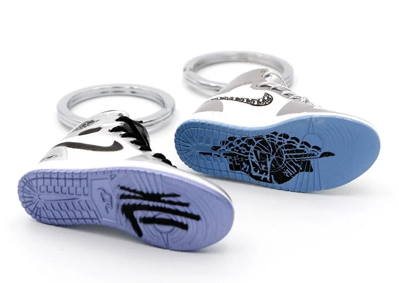 3D Sneaker Shoe Keychains