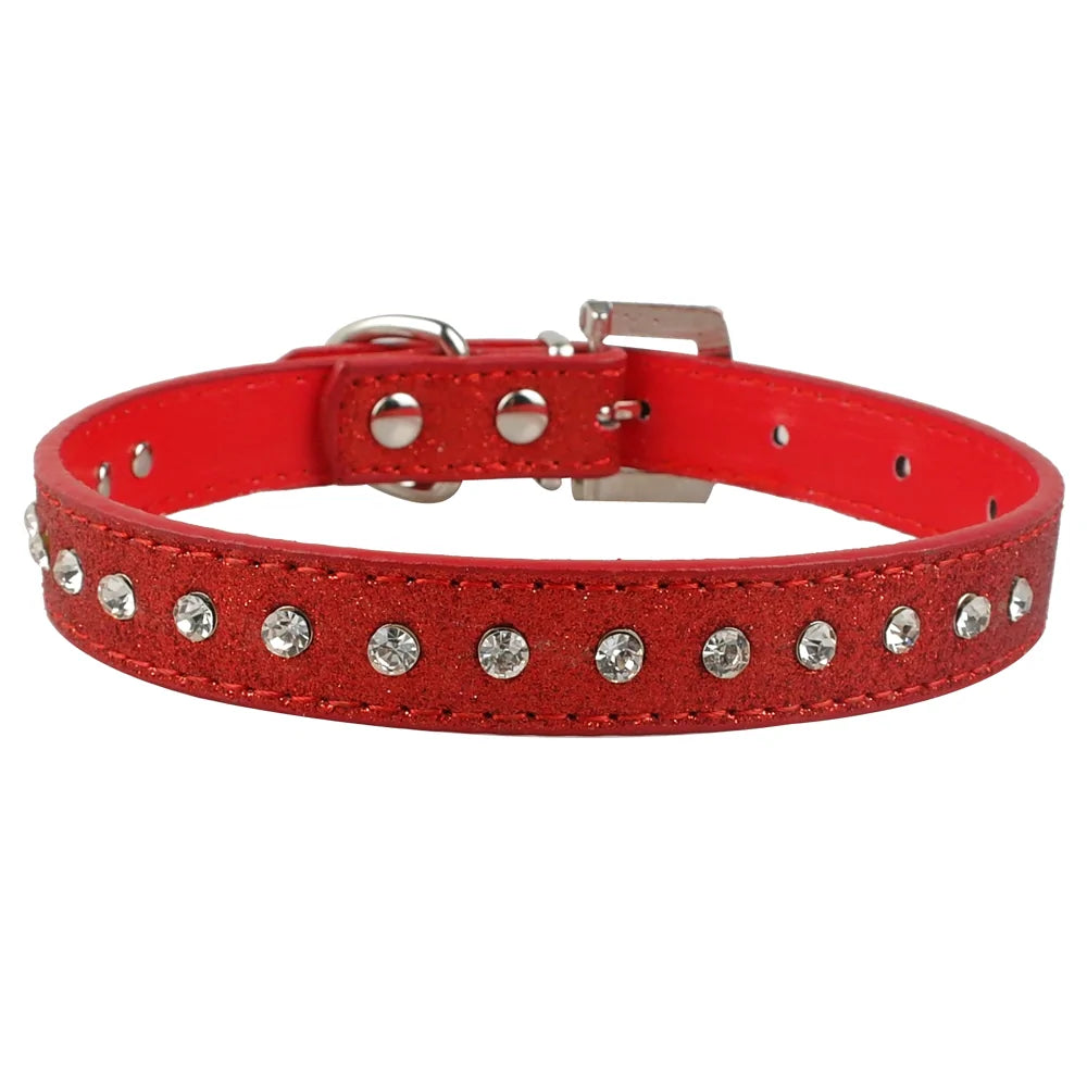 Rhinestone Adjustable Collars (various colors & styles)