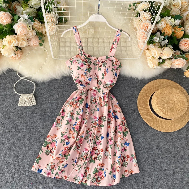 Summer Dress with Bare Shoulders (various styles & colors)