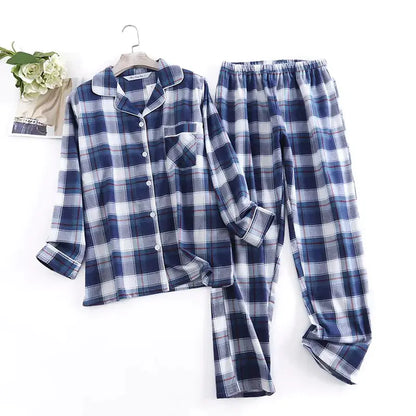 Cotton Flannel Women's Pajamas Sets (various colors)