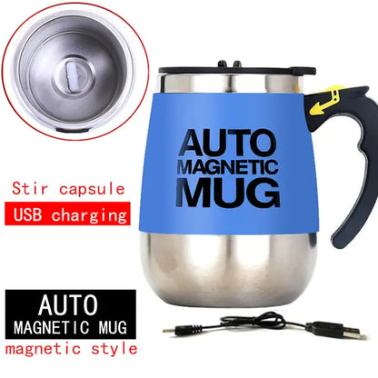 Self Stirring Magnetic Mug (various styles)