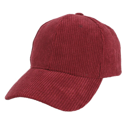 Summer Solid Corduroy Baseball Caps (various colors)