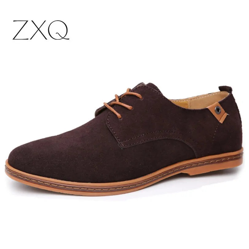 Suede Oxfords Men Leather Shoes (various colors)