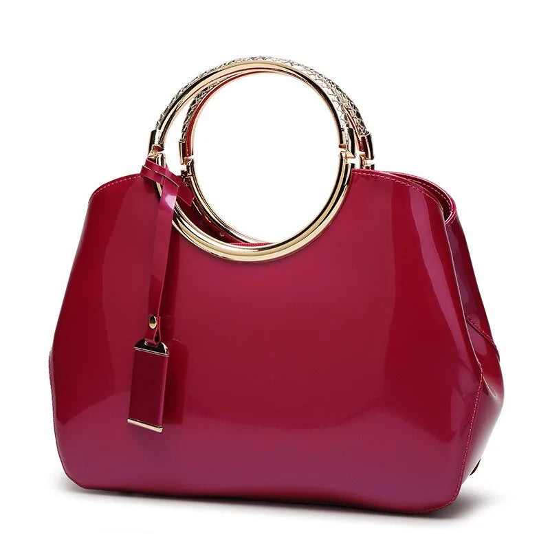 High Quality Patent Leather Bag (various colors)