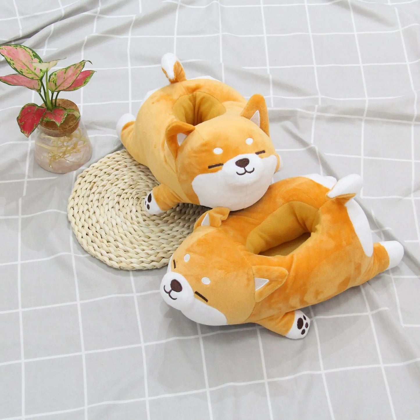 Cute Shiba Inu Dog Slippers