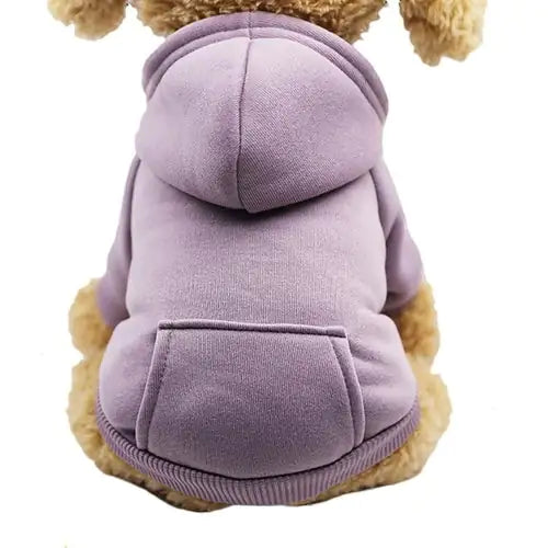 Soft Fleece Pet Dog Hoodie (various colors)