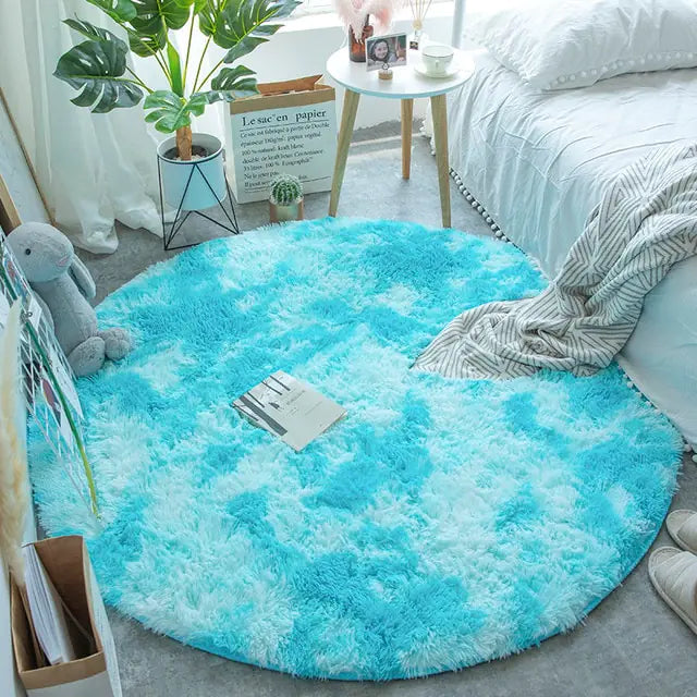 Warm Thick Round Rugs