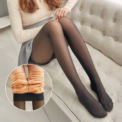 Transparent Tights with Fishnet Pattern (various colors)