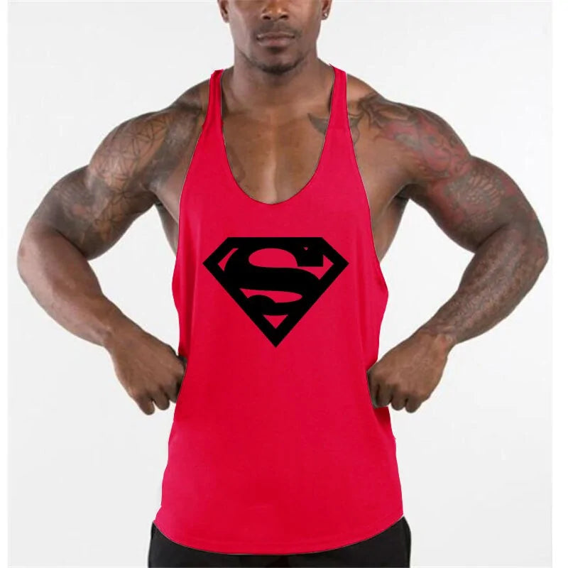 Bodybuilding Cotton Gym Sleeveless Tank (various colors)