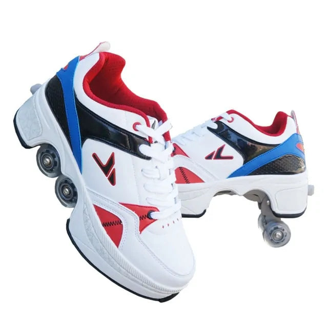 Children's Deformation Roller Shoes 4 Wheels (various colors)