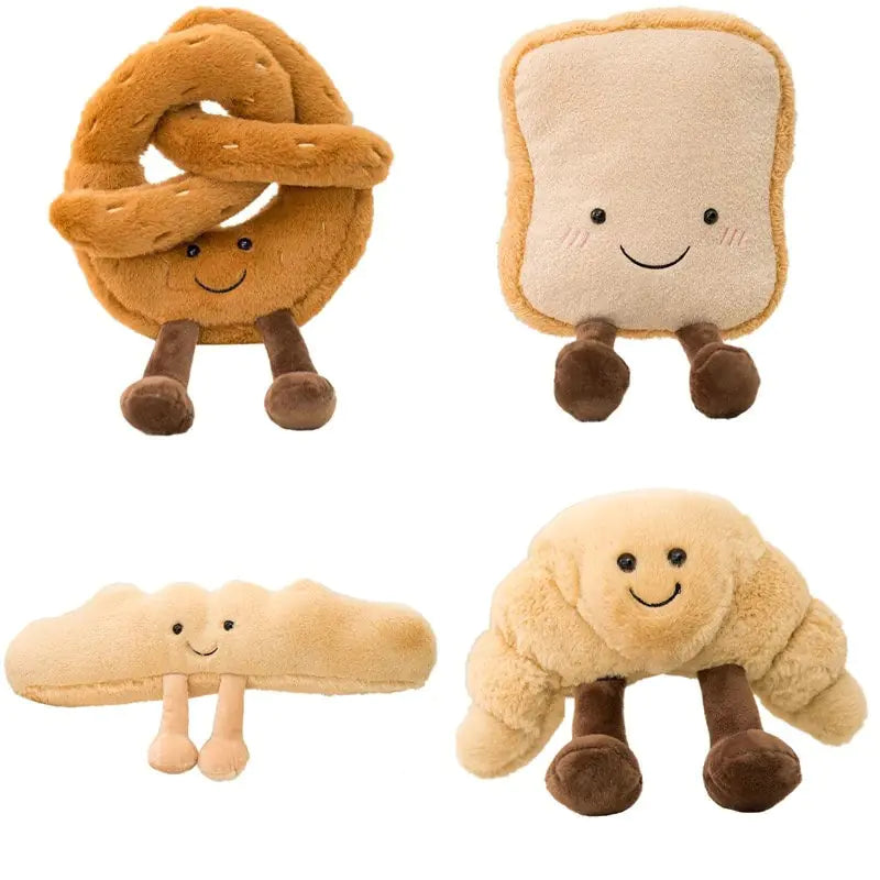 Cartoon Figure Bread Plush Toy (11 varieties)