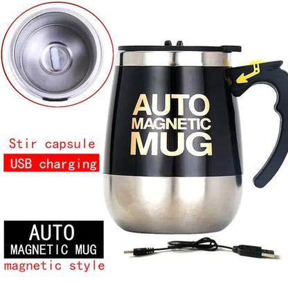 Self Stirring Magnetic Mug (various styles)