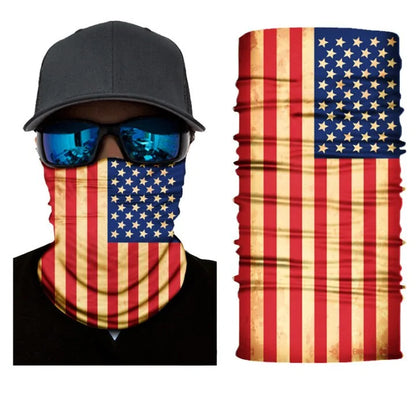 Flag Face Bandana: Multi-functional Outdoor Accessory