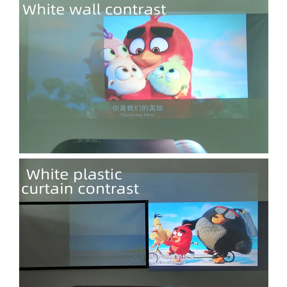 Ambient Light Rejecting Grey Projector Screen