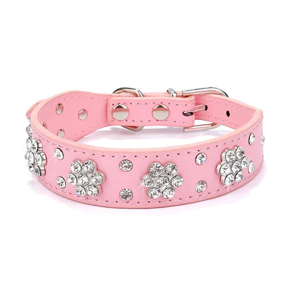 Rhinestone Adjustable Collars (various colors & styles)