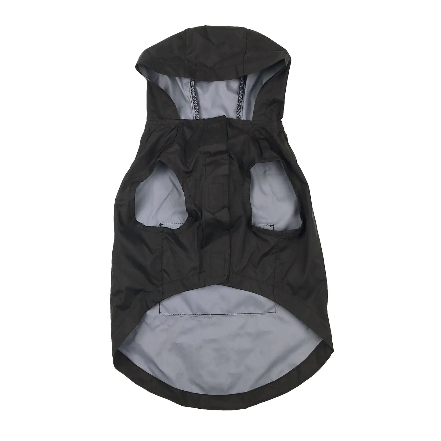 US Army Black Packable Dog Raincoat