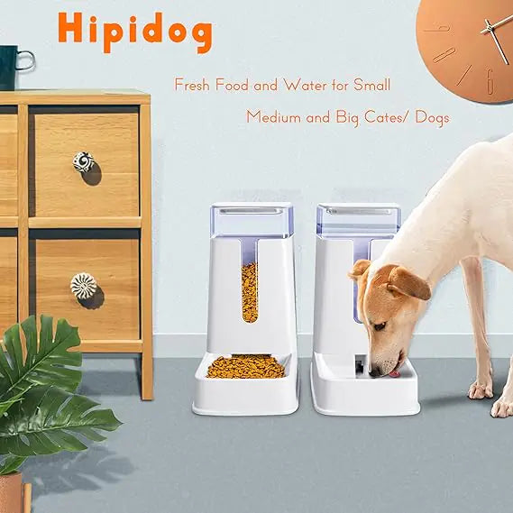 Automatic Pet Food & Water Feeder