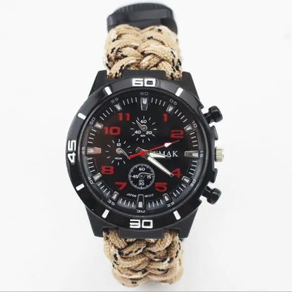 5 In 1 Multi Tool Survival Watch (various colors)