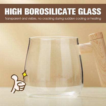 AutoBlend Glass Mug (keep drink lump free)