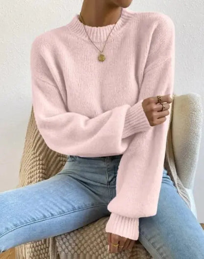 Half Turtleneck Knitted Sweater (various colors)