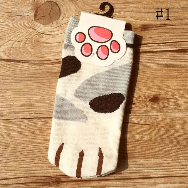 Children's Cartoon Cute Cats Paw Socks