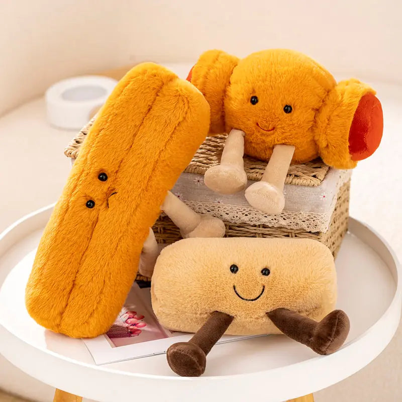 Cartoon Figure Bread Plush Toy (11 varieties)