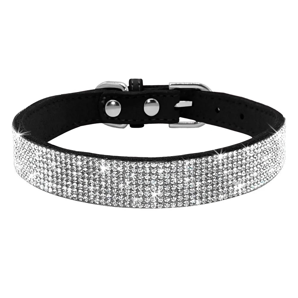 Rhinestone Adjustable Collars (various colors & styles)