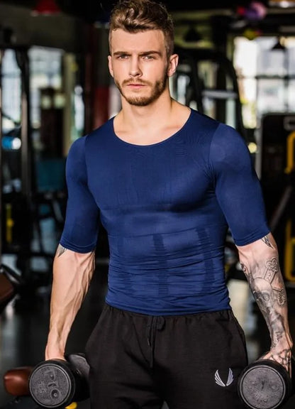 Men's Compression Body Building Shirt