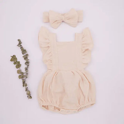 Organic Cotton Summer Baby Girl Clothes