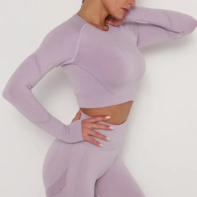 Breathable Seamless Sports Set (various colors)