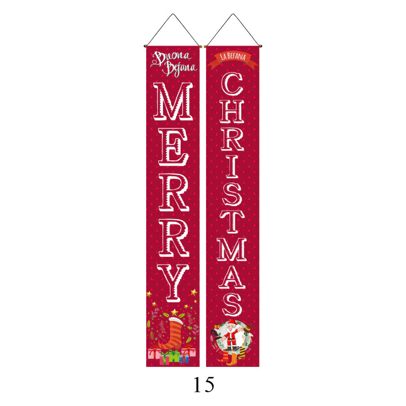 Christmas Door Banner Decoration