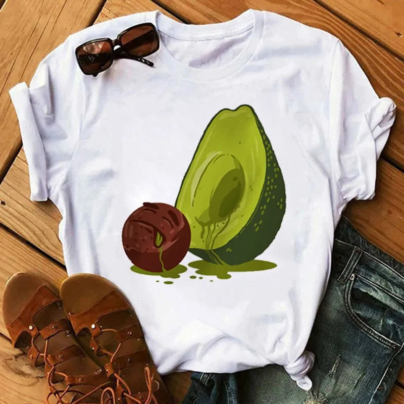 Cartoon Avocado T-Shirt (various prints & styles)