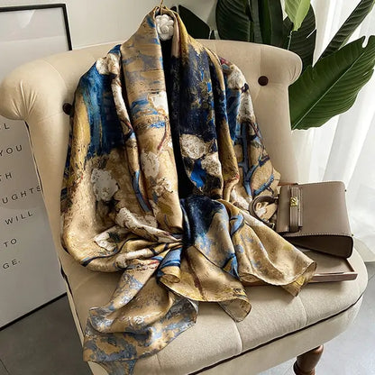 Luxury Silk Scarf (various colors)