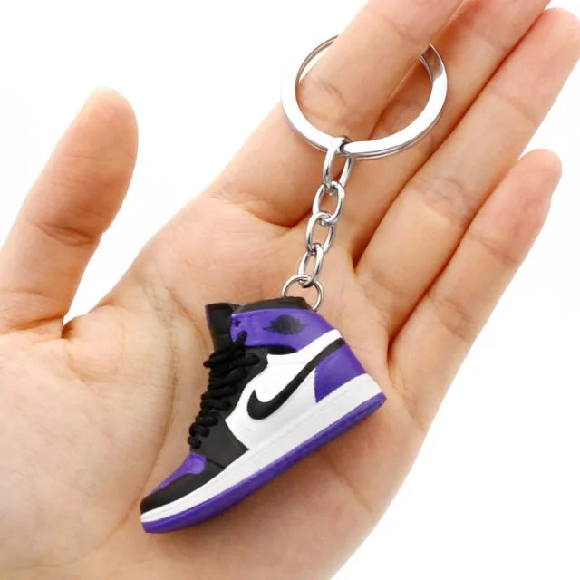 3D Sneaker Shoe Keychains