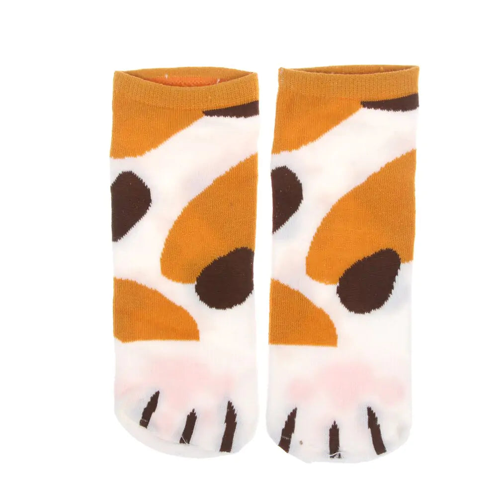 Children's Cartoon Cute Cats Paw Socks