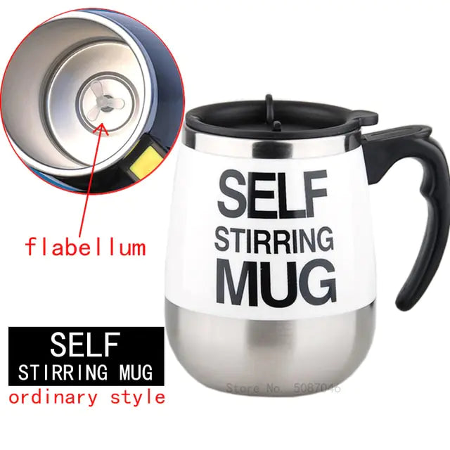 Self Stirring Magnetic Mug (various styles)