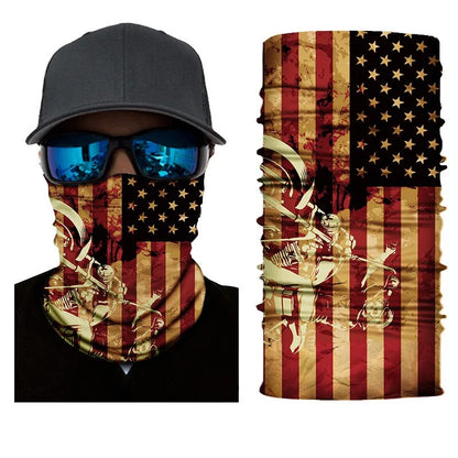 Flag Face Bandana: Multi-functional Outdoor Accessory