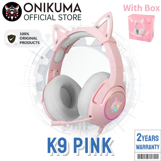 Cute Cat Ear Headphone with Mic (various colors)