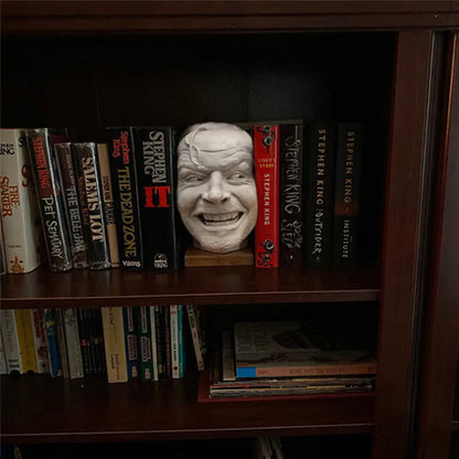 "The Shining" Bookend Sculpture: "Here’s Johnny" Resin Desktop Ornament