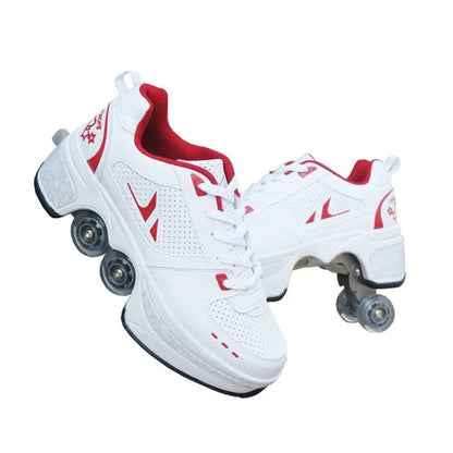 Children's Deformation Roller Shoes 4 Wheels (various colors)