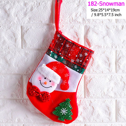 22 Different Christmas Stockings (Santas, Snowmen, Bears...)