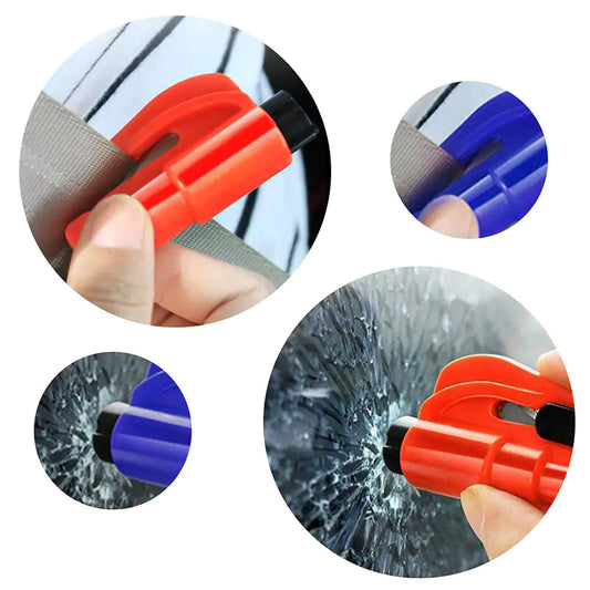 2 in 1 Car Safety Hammer Keychain