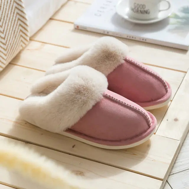 Winter Warm Home Fur Slippers Women (unisex)