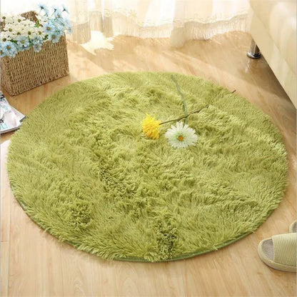 Warm Thick Round Rugs