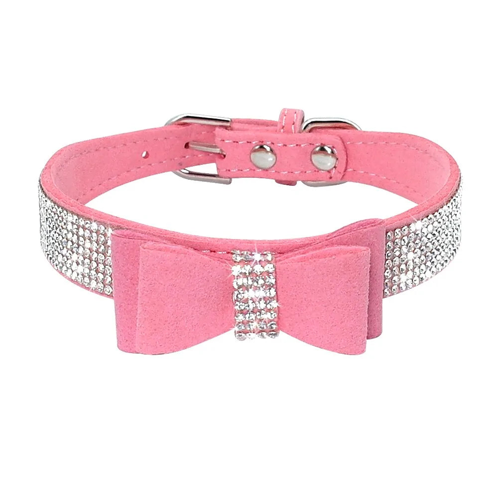 Rhinestone Adjustable Collars (various colors & styles)