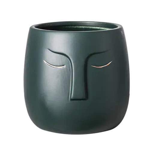 Ceramic Face Living Room Vase (various colors)