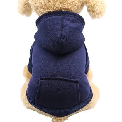 Soft Fleece Pet Dog Hoodie (various colors)