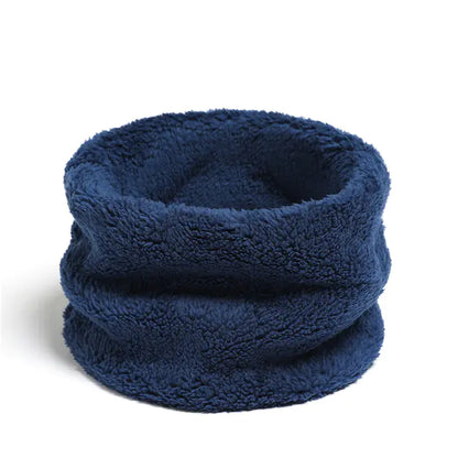 Solid Thick Plush Ring Scarf (various colors)