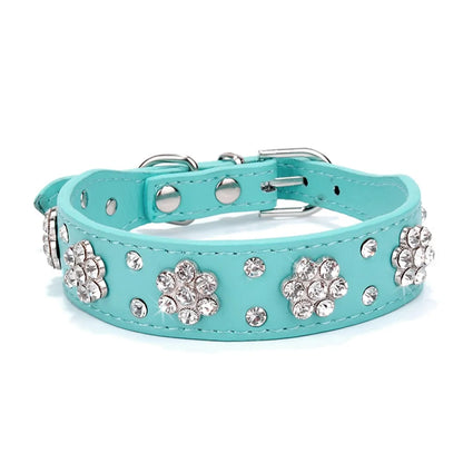 Rhinestone Adjustable Collars (various colors & styles)